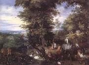 BRUEGHEL, Jan the Elder Adam and Eve in the Garden of Eden (mk25) oil painting picture wholesale